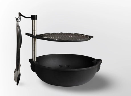 Soporte y herramientas BBQ BOLA | Juego para parrilla BOLA