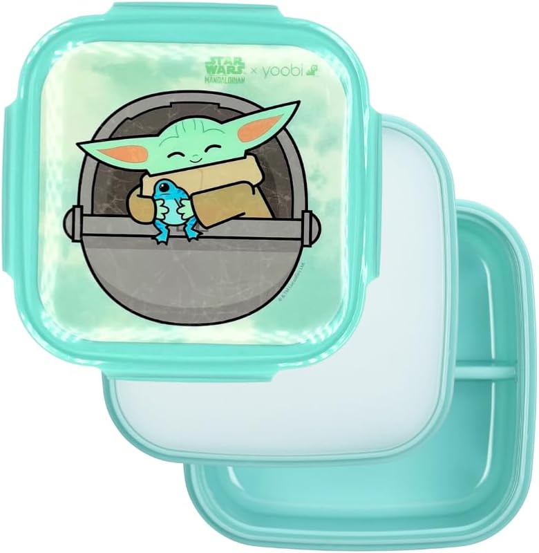 Lonchera Bento Grogu de 3 compartimentos con Ice Pack