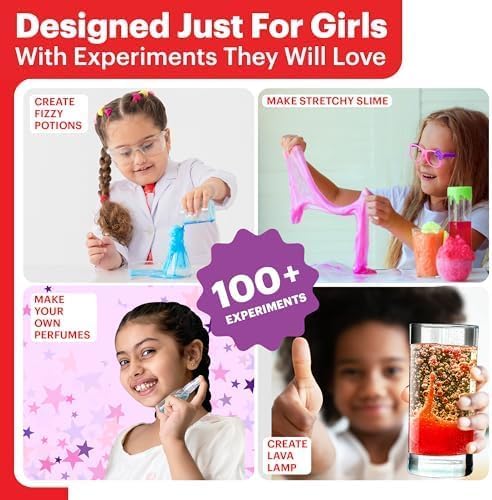 Kit de Experimentos Científicos Doctor Jupiter para Niñas 4-8 Años
