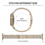Wearlizer - Correa de reloj compatible con Apple Watch 1.496