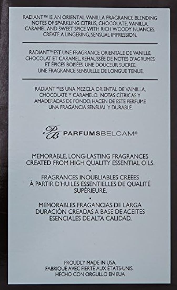 Parfums belcam radiante versión de Ángel Eau de Parfum Spray