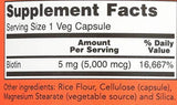 120 cápsulas vegetales (5 000 mcg, 2 unidades)