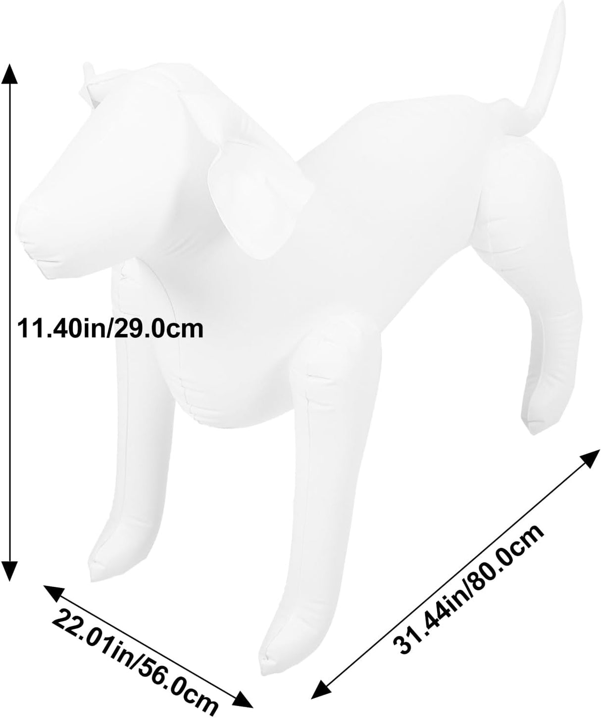 Maniquí de Perro Angoily para Ropa de Mascotas, PVC, Torso