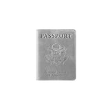 Porta Documentos y Tarjetas de piel sintética gris