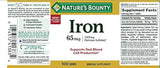 Nature's Bounty hierro, 65 mg(Sulfato de hierro, 325 mg), B000GG6F3E, 1, 1