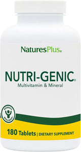 Multivitamínico Nutri-Genic de Natures Plus, 180 tabletas