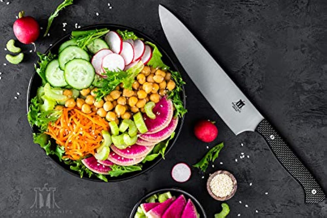 Brooklyn Knife Co. - Cuchillo de chef de fibra de carbono