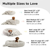 Cama original para perros con forma de dona piel sintética