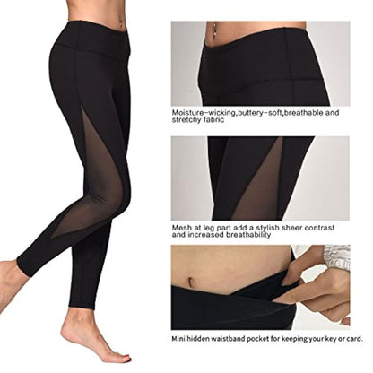 Pantalones de yoga para mujer, leggings de ejercicio Ongasof