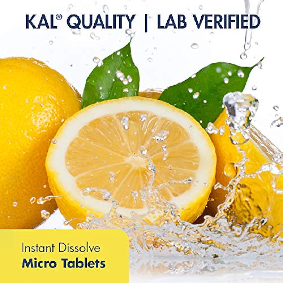 kal K-2 ActivMelt, limón 100 tabs 500 mcg