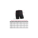 Shorts de ciclismo acolchada 3D para mujer talla XS