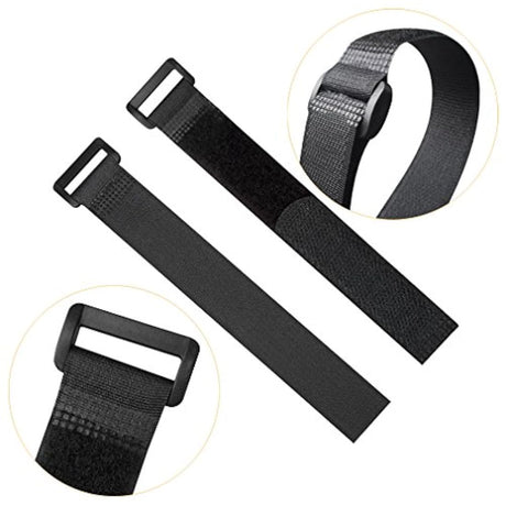 Correas de cable mixtas reutilizables, paquete de 24.