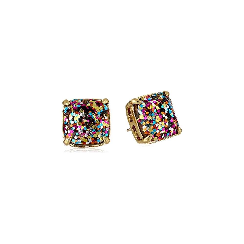 Aretes con pasador cuadrados pequeños