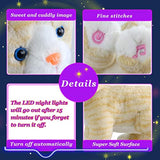 Peluches peluche de gato 14 con luz realista de luces LED