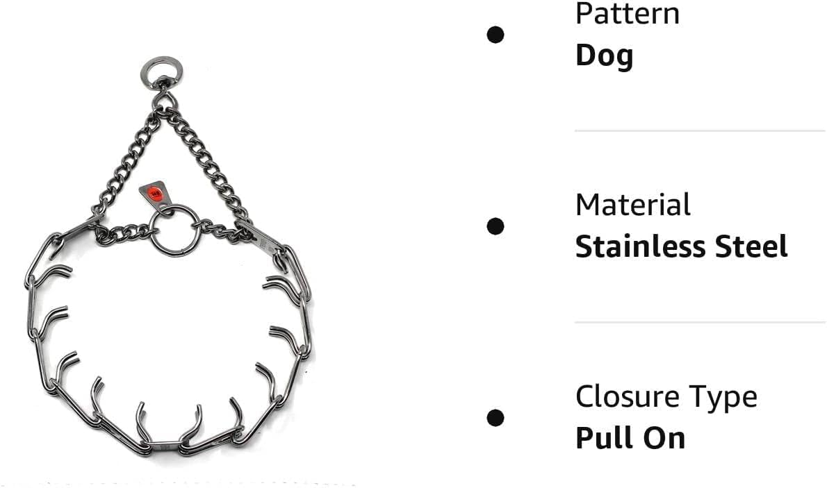 Collar de adiestramiento HS HERM. SPRENGER, acero inoxidable, 4mm
