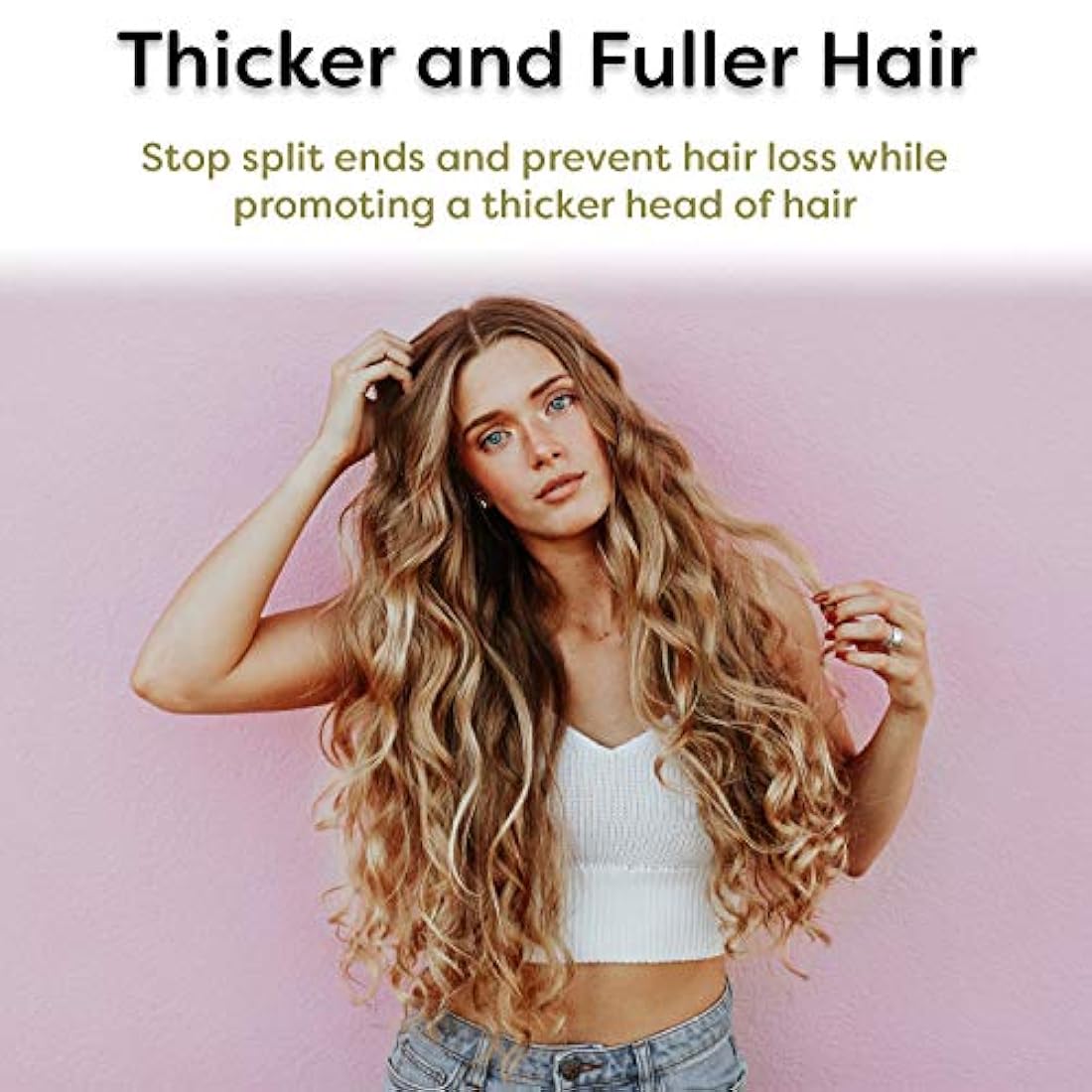 Wellgenix Purvana Max cápsulas de vitaminas para cabello, piel y uñas, biotina de doble fuerza 5000 MCG, raíz de foti, ácido fólico, extracto de semillas de uva, suplemento de hierbas (90 CT)