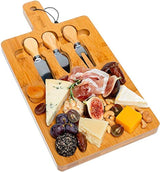 BlauKe - Tabla de queso (incluye 3 cuchillos de queso)