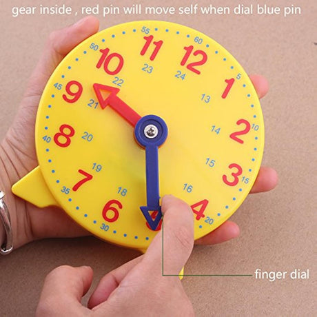 Reloj de engranaje del maestro 4 pulgadas 12/24 horas