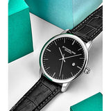 Reloj Stuhrling Original para hombre, con correa de piel