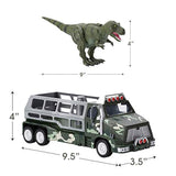 Juego de dinosaurios de juguete para niños y niñas (9.1 in)