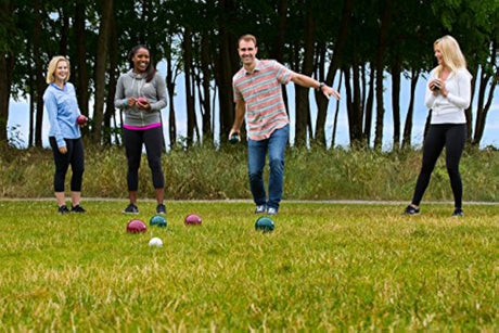 Baden Bocce Juego de bolas con estuche y cinta métrica