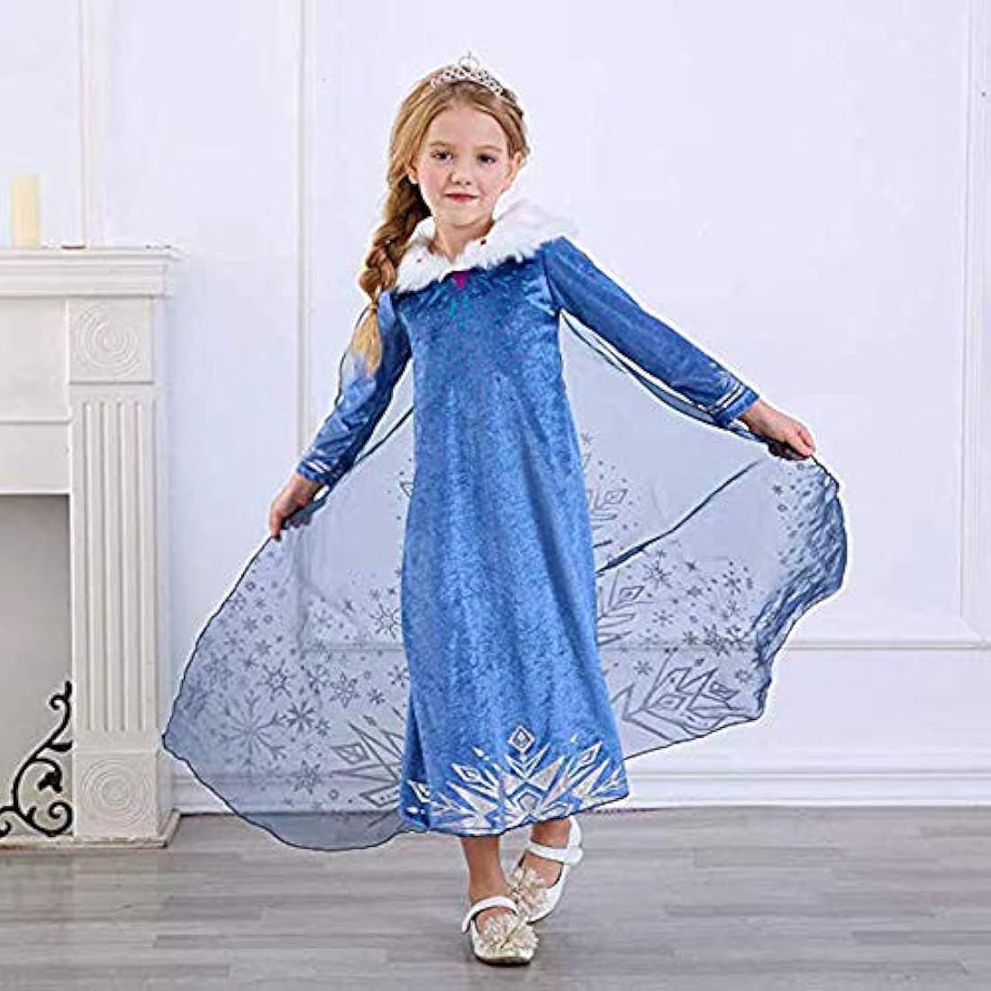 Disfraces  de princesa de la nieve para niñas de Halloween