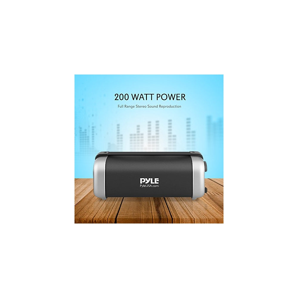 Parlante Portátil con Bluetooth PYLE-HOME PBMSQG12