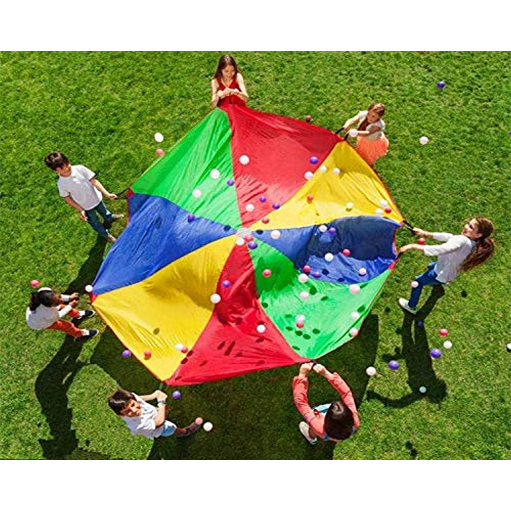 Juego de paracaídas de 12 pies, tienda de campaña