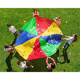 Juego de paracaídas de 12 pies, tienda de campaña