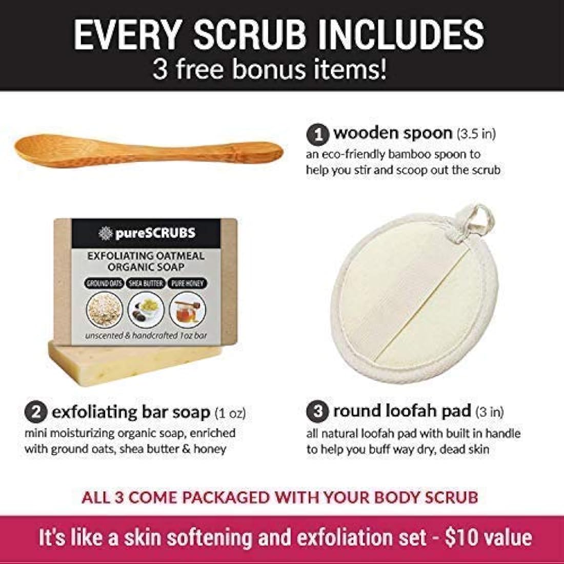 Set de exfoliante corporal orgánico