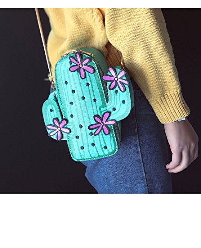 Bolso Cactus Forma PU Cuero Mini Cross