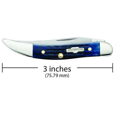 Cuchillo de bolsillo de hoja de 3 pulgadas, color azul