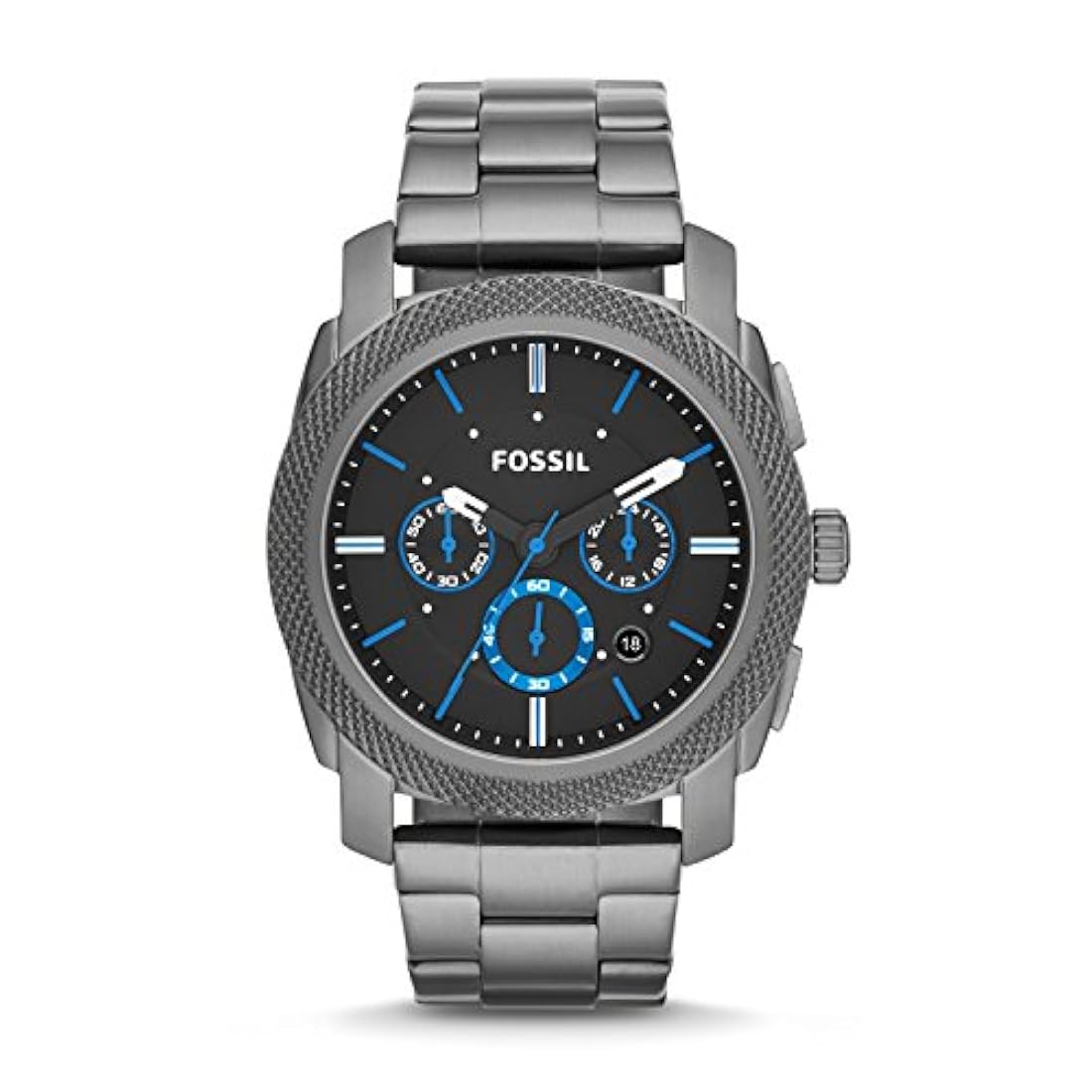 Reloj cronógrafo de cuarzo para hombre, acero inoxidable