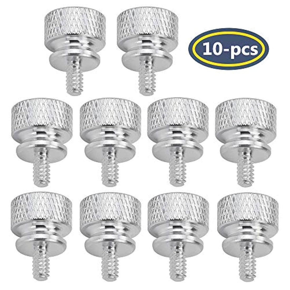 Tornillos para ordenador (10 unidades), Plateado