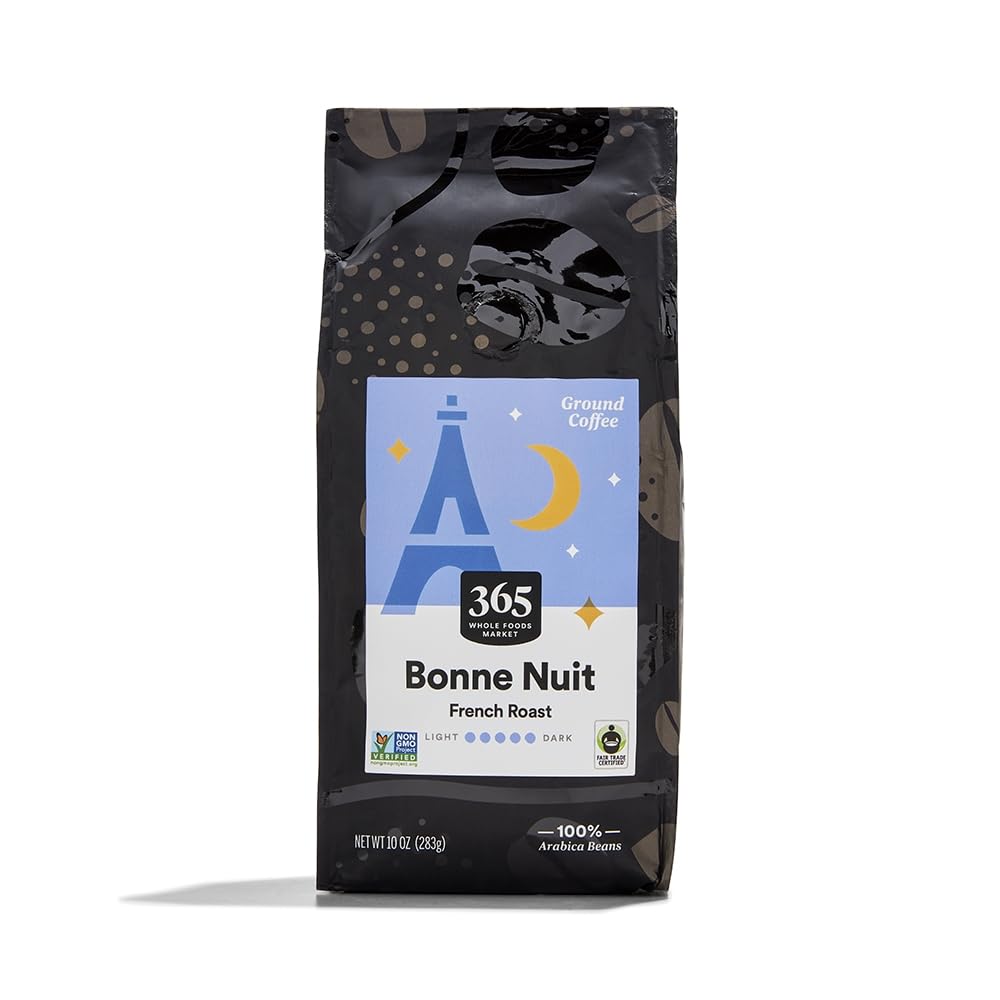 Café Molido French Roast Bonne Nuit, 365 Whole Foods, 10 oz.
