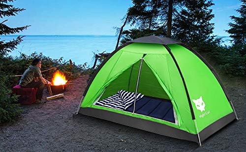 Tienda Nocturna Carpa Ligera Impermeable 1-2 Personas 2.2x1.2m