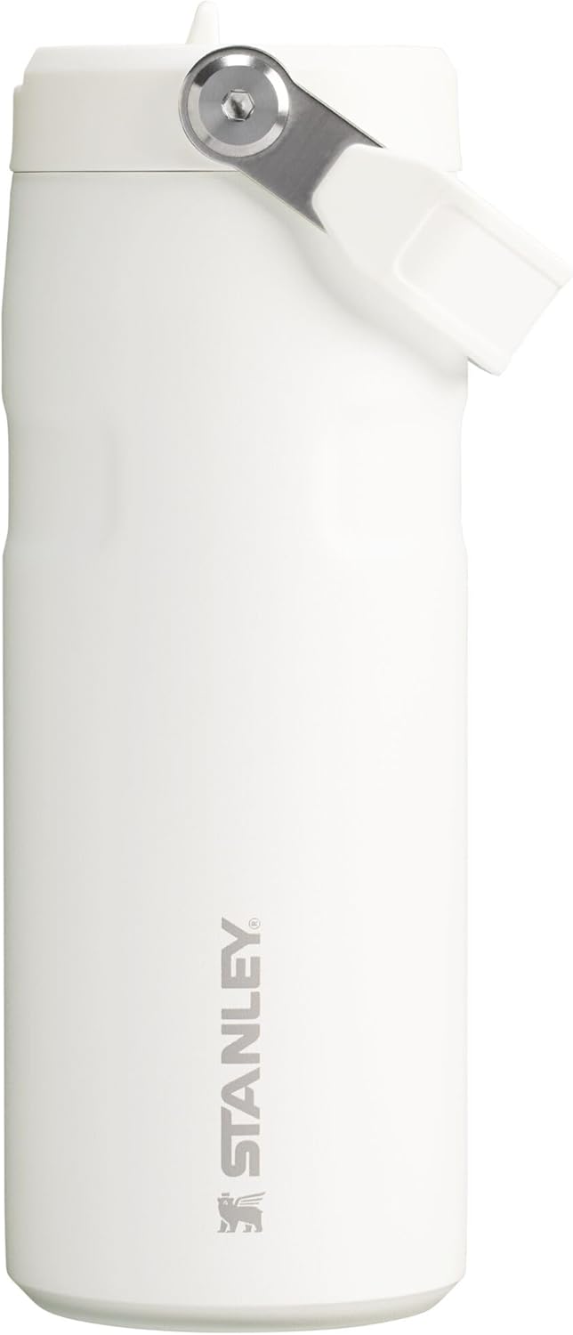 Botella de agua 16 OZ con popote y aislamiento 2.0
