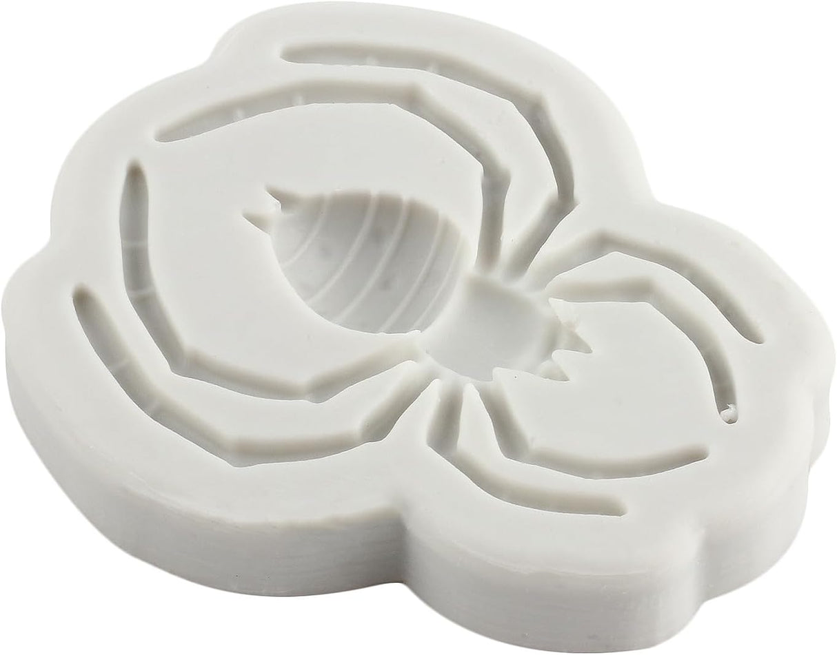 Moldes de Fondant Araña para Cupcakes - Silicona - Halloween