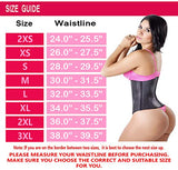 Lady Slim Cintura de látex colombiano Cincher / Trainer / Trimmer / Corset Weight Loss Shaper Black V2 L