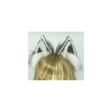 Disfraces de Diadema de orejas de lobo gris talla única