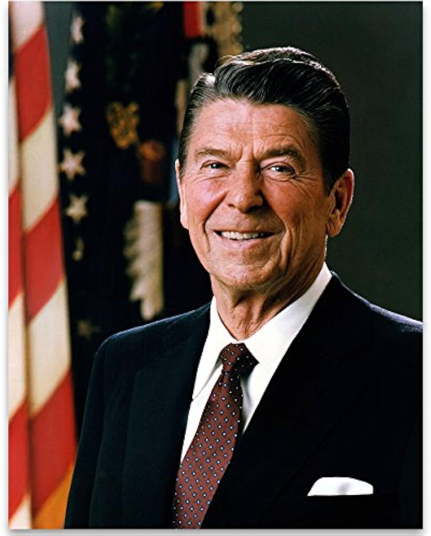 Fotografía oficial del presidente Ronald Reagan -