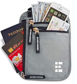 Portadocumentos de viaje con bloqueo RFID