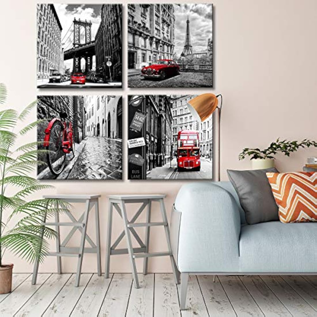 Lienzo enmarcado para decoración de pared del hogar