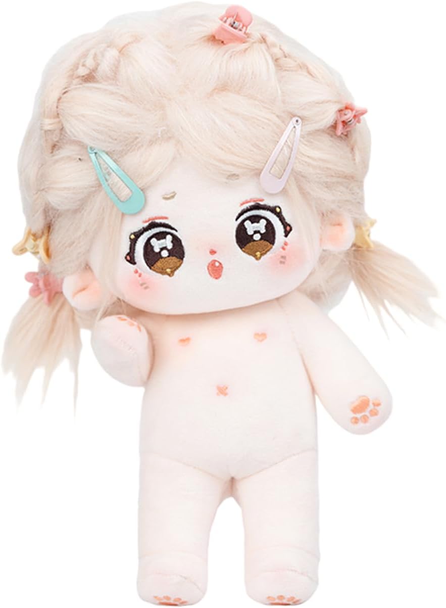 Muñeca de Peluche CALEMBOU 20cm, Esqueleto Articulado, Yue