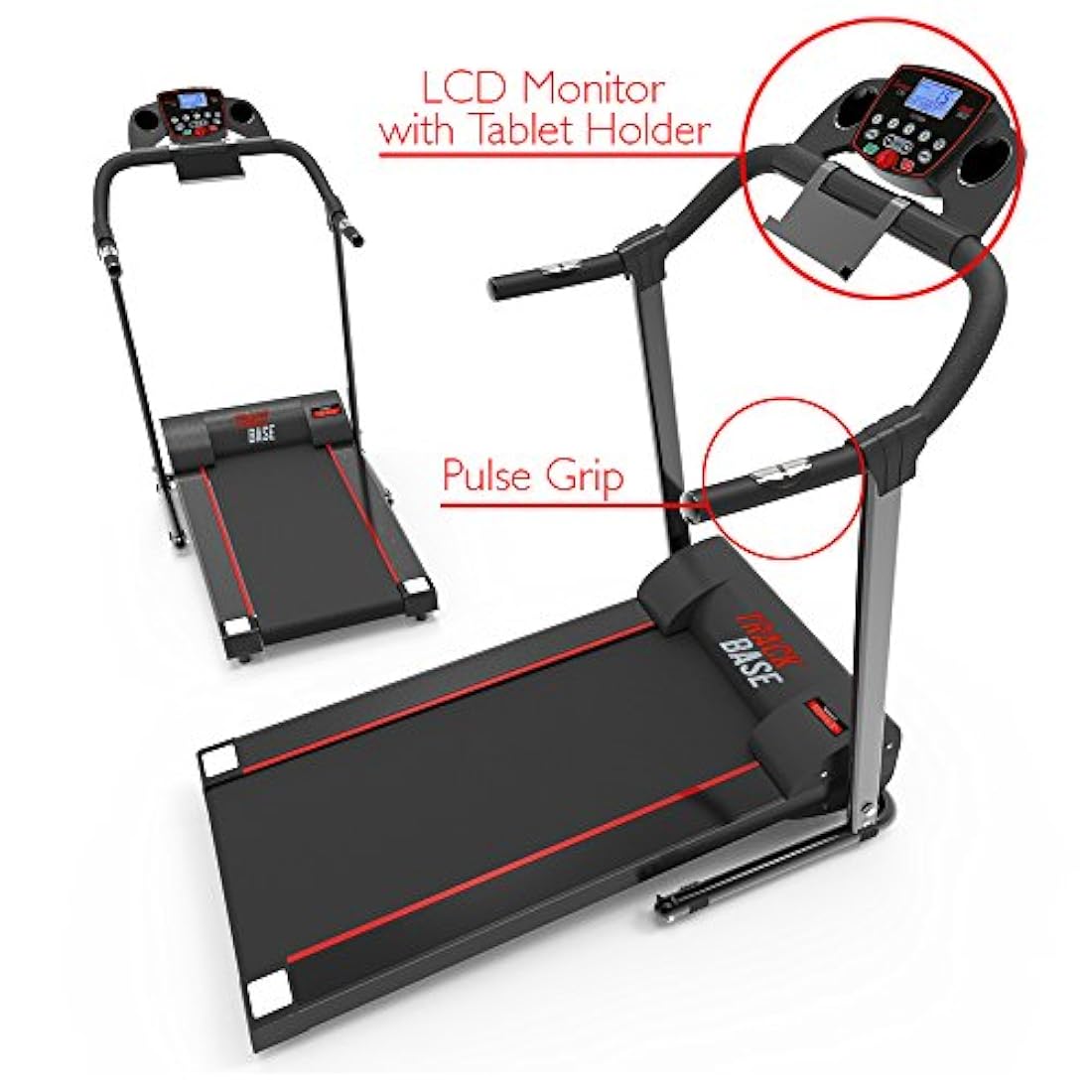 Caminadora compacta plegable inteligente SERENELIFE SLFTRD18