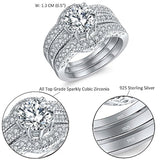 Mabella joyas de 2,50 quilates corona