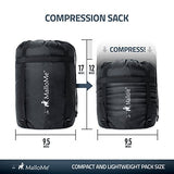 MalloMe Sleeping Bags for Adults &amp; Kids - Ultralight Backpacking Sleeping Bag for Hiking Cold Weather &amp; Warm - Lightweight Compact Camping Gear Equipment Summer &amp; Winter - Girls Boys 1 &amp; Double 2 Person