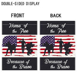 Gz party Patriotic Soldier Garden Flag 4 de julio Día