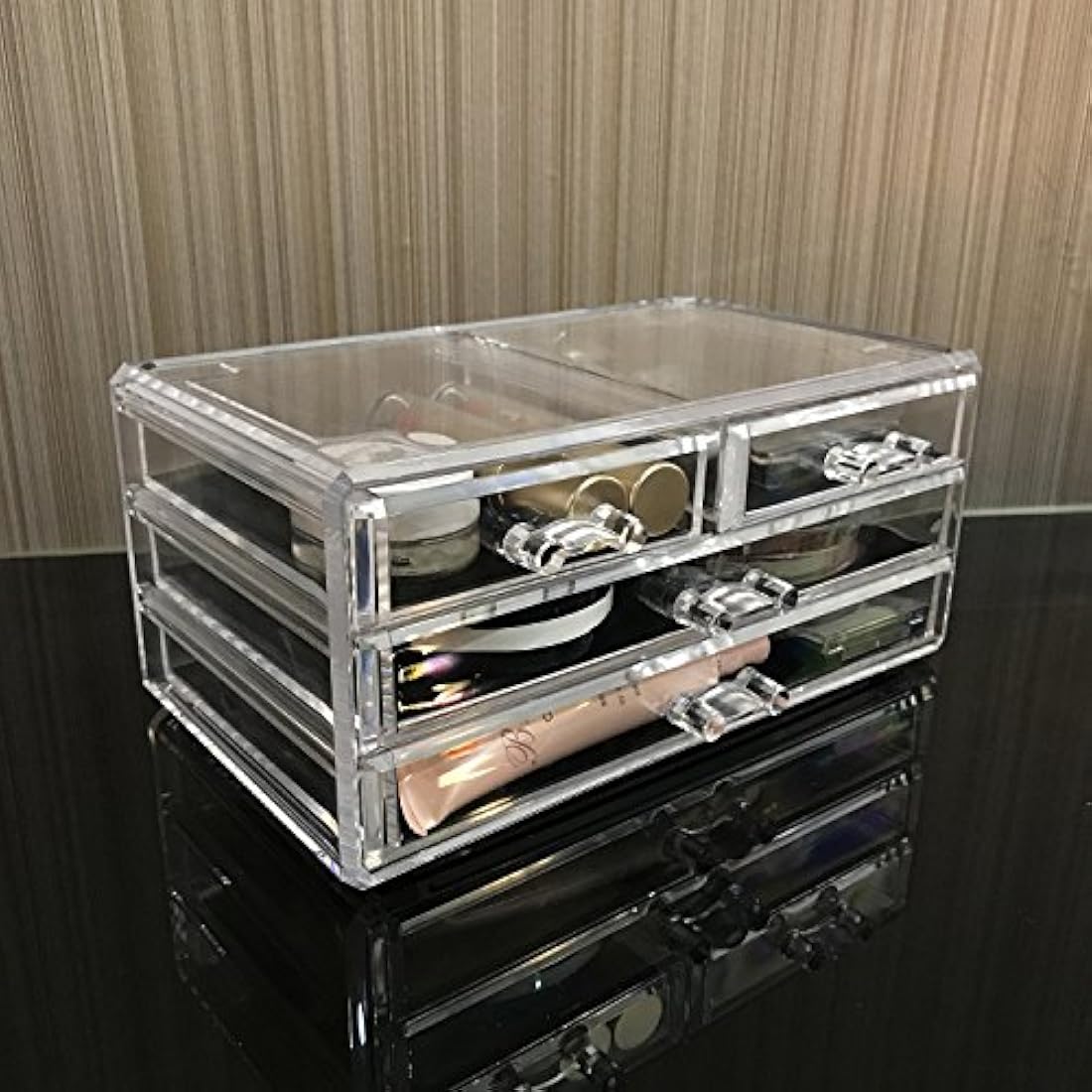 diseño cajas exhibidora de acrílico para joyería y cosmético