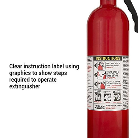 Extintor de incendio Kidde FA110 multiuso, FA110